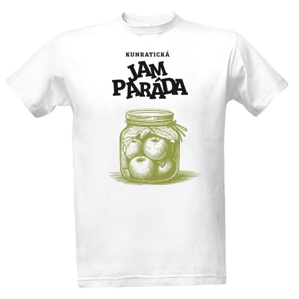 Tričko s potiskem Kunratická Jamparáda 2024 Retro Glass 22