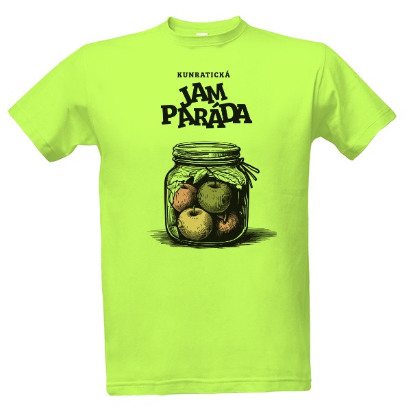 Tričko s potiskem Kunratická Jamparáda 2024 Retro Glass 24
