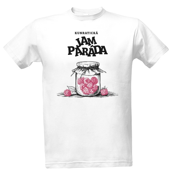 Tričko s potiskem Kunratická Jamparáda 2024 Retro Glass W 23