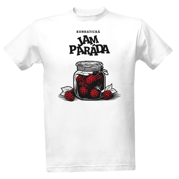 Tričko s potiskem Kunratická Jamparáda 2024 Retro Glass W 25