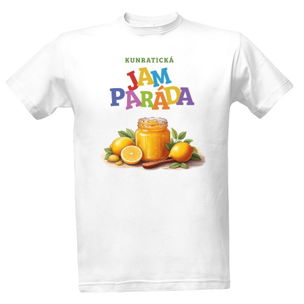 Tričko s potiskem Kunratická Jamparáda 2024 Retro Paint 26