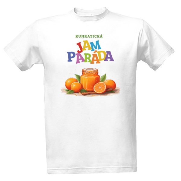 Tričko s potiskem Kunratická Jamparáda 2024 Retro Paint 30