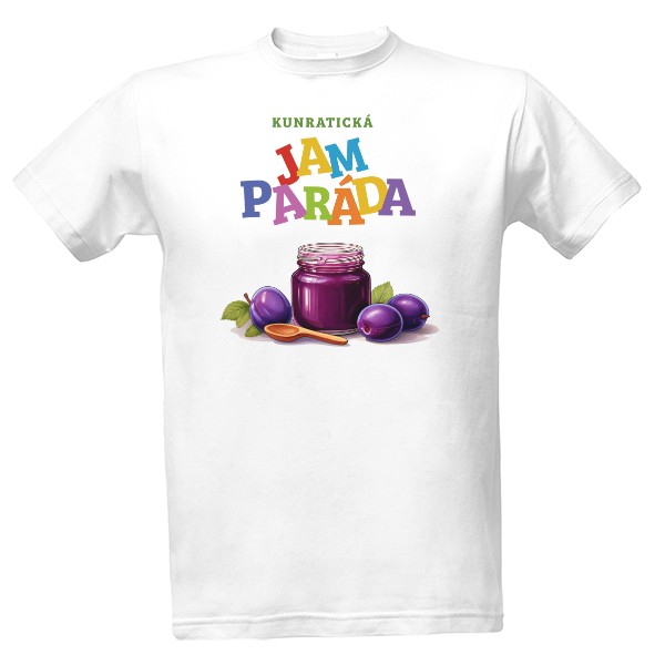 Tričko s potiskem Kunratická Jamparáda 2024 Retro Paint 34