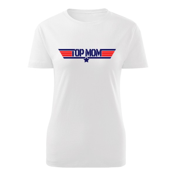 Tričko s potiskem top mom