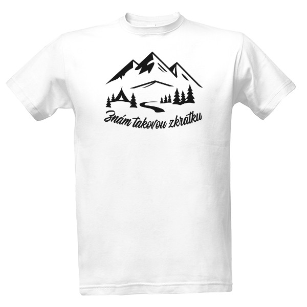 Tričko s potiskem Znám takovou zkratku